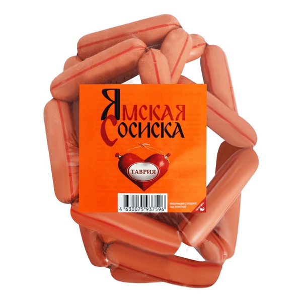 Сосиски Таврия Ямская из мяса птицы вареные