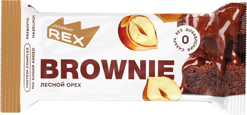 

Пирожное ProteinRex протеиновое брауни лесной орех 50 г
