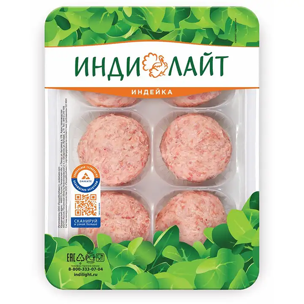 Тефтели Индилайт из индейки охлажденные, 330 г