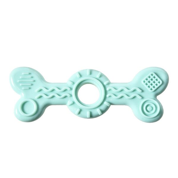 Игрушка для собак FOXIE Smart Кость массажная 5х14,5 см голубая