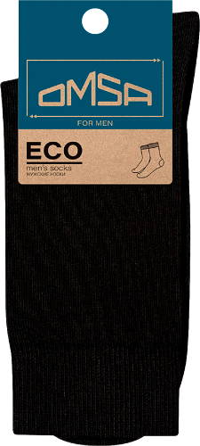 Носки мужские черные Omsa Eco, размер 39-41, 1 пара