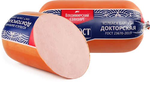 

Колбаса Владимирский стандарт Докторская вареная 500 г