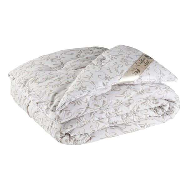 Одеяло всесезонное Эльф Кашемир, 2-сп, 172х205 см, кашемир/силиконизированное волокно, хлопковый чехол