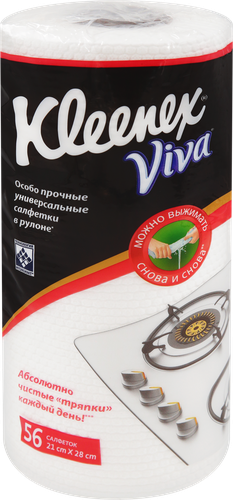 

Универсальные салфетки в рулоне Kleenex Viva 21 х 28 см 56 шт.
