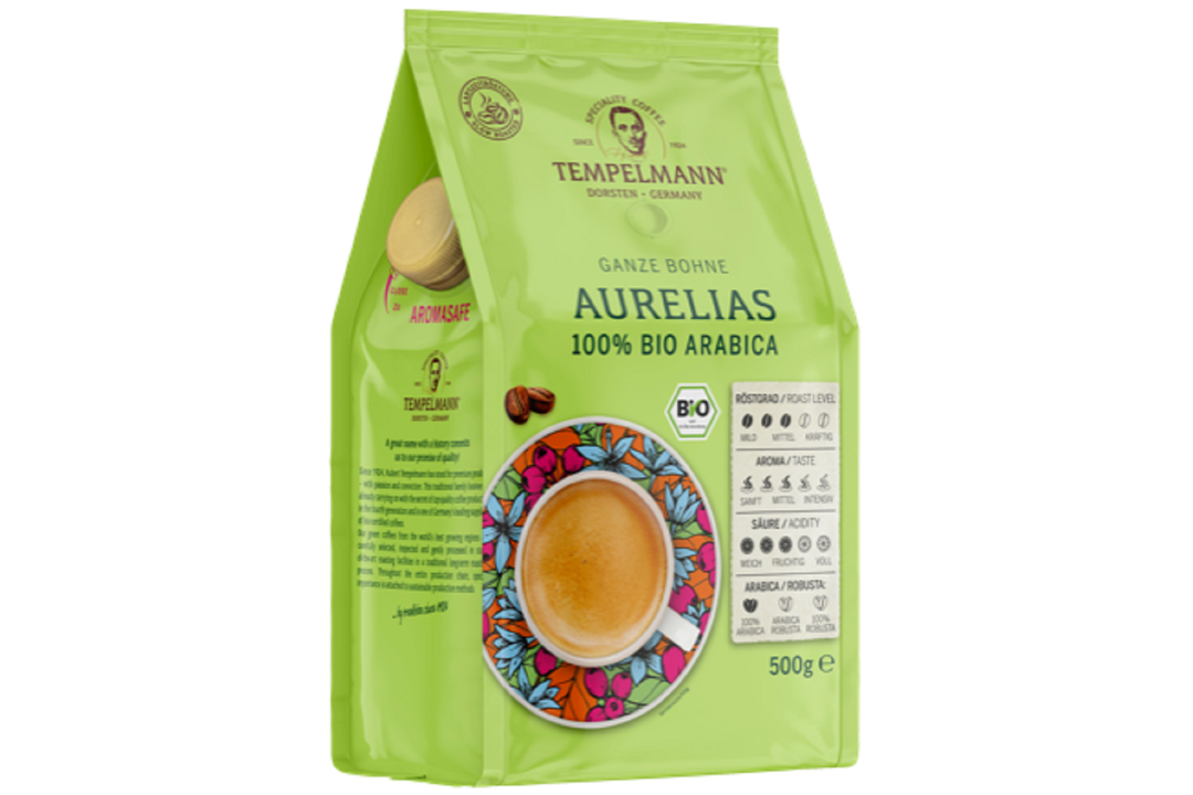 

Кофе в зернах Tempelmann Aurelias Bio 500 г