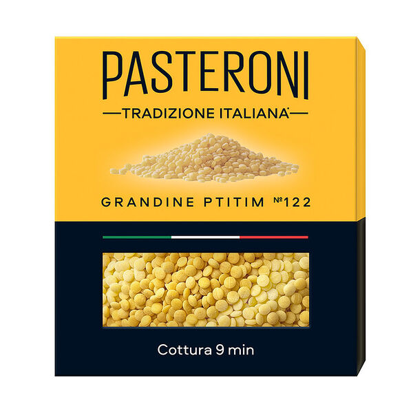 Макаронные изделие Pasteroni Grandine Ptitim 122, 400 г