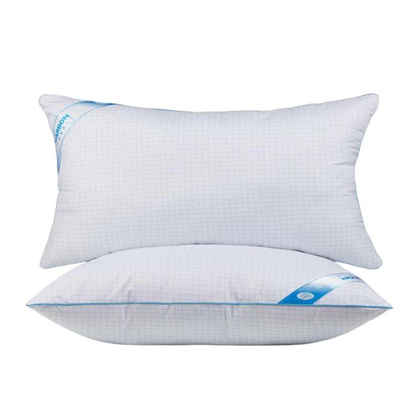 Подушка Эльф Carbon-Relax, 50х70 см, синтетический пух в чехле из микрофибры с карбоновыми нитями