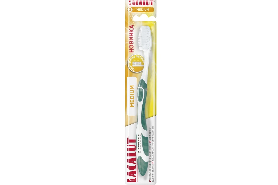 

Lacalut Medium зубная щетка, 1 шт в ассортименте