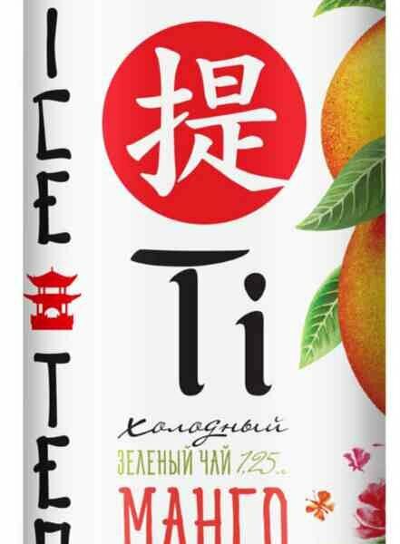 Холодный чай зеленый Ti со вкусом Манго