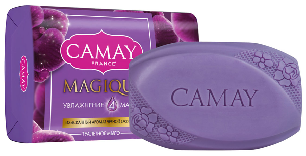 Туалетное мыло Camay Magique с ароматом черной орхидеи