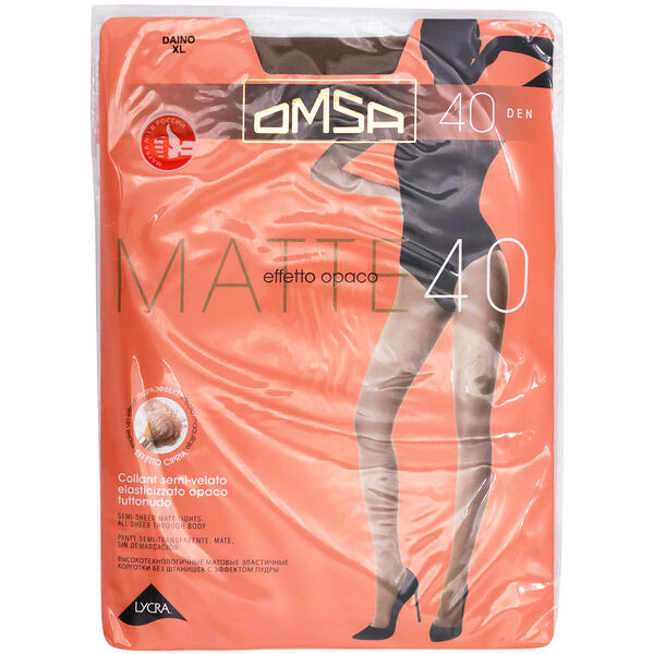 Колготки Omsa Matte 40 den, дайно, р 5