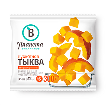 

Тыква Планета Витаминов замороженная 300 г