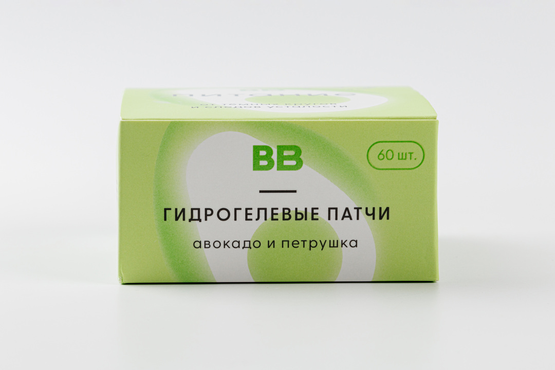 

Патчи гидрогелевые с экстрактом авокадо и петрушкой