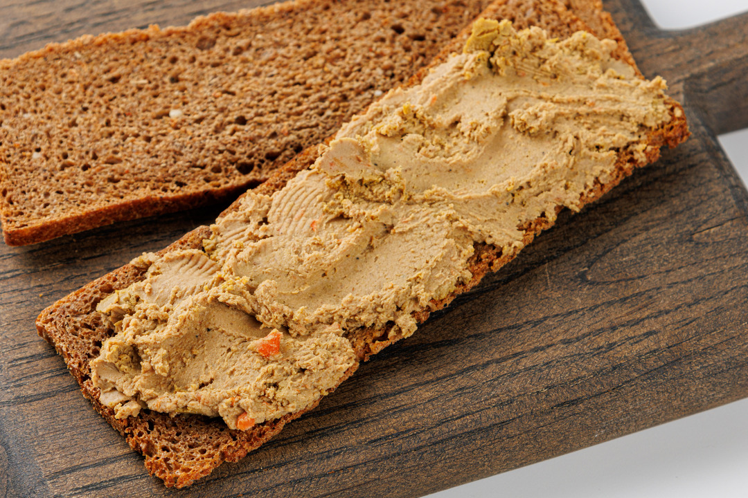 

Паштет из говяжьей печени со сливками запеченный