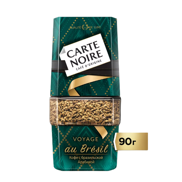 Кофе растворимый Carte Noire Voyage Au Bresil, 90г