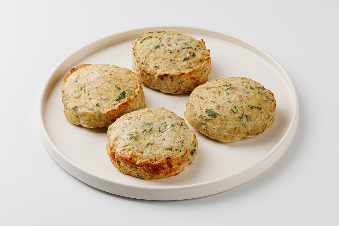 

Котлеты по-албански из курицы запеченные, зам.(Продукт замороженный)