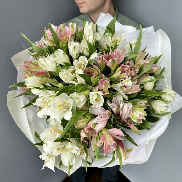 Букет из альстромерии премиум
