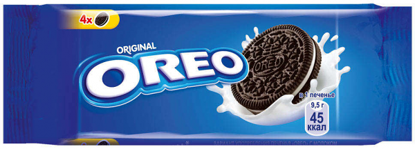 Печенье OREO с какао и начинкой с ванильным вкусом, 38г