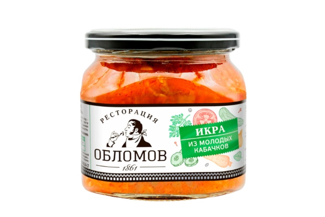 

Икра Ресторация Обломов из молодых кабачков, 420 г