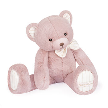 Игрушка мягкая Histoire Dours Медведь цвет розовый в подарочной коробке 40см