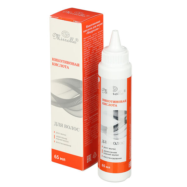 Никотиновая кислота для волос, в ассортименте, 65 мл