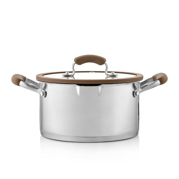 Кастрюля с крышкой Esprado Sense, 3.3 л, 20 см, нержавеющая сталь