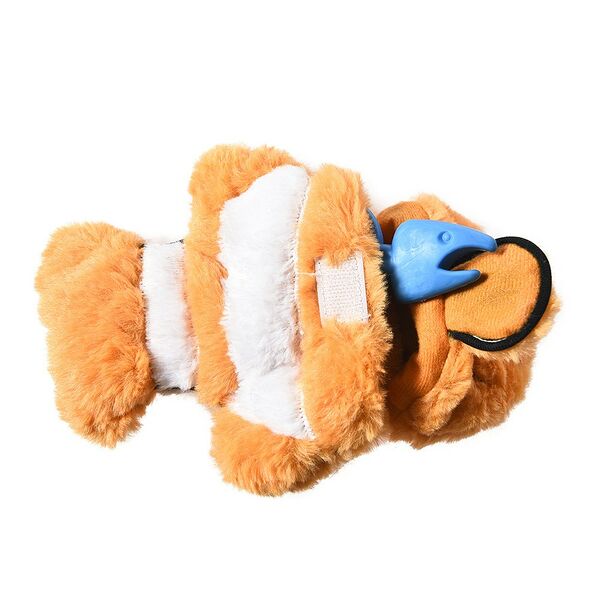 Игрушка для собак FOXIE Zoo Рыба-клоун 2в1 19х14 см