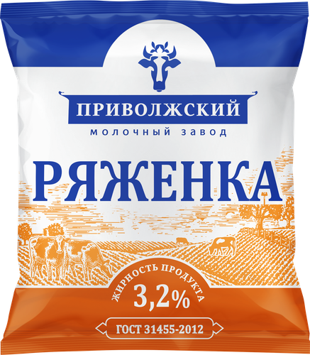 

Ряженка Приволжский молочный завод 3,2% 450 мл