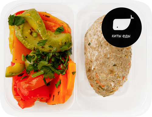 

Тефтели Киты еды Домашние паровые и сотэ из овощей 240 г