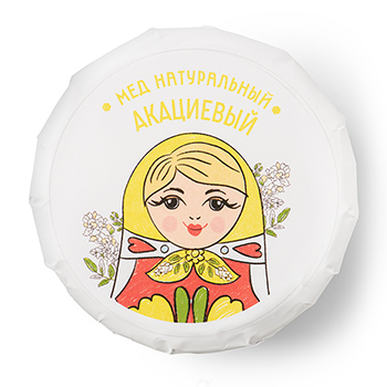 

Мед Пчельник Матрешка акациевый 270 г, ст/б, Россия