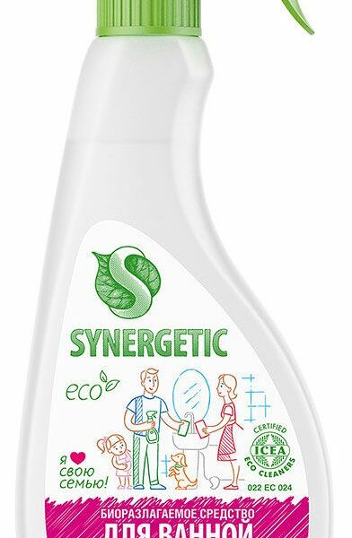 Чистящее средство Synergetic для сантехники, без хлора