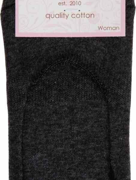 Подследники женские Lucky Socks цвет: темно-серый меланж, 38-40 р-р
