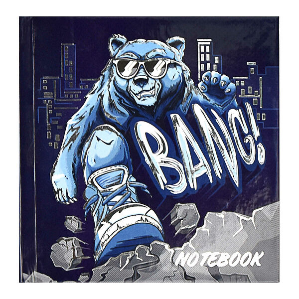 Блокнот Notebook Крутой гризли 48 л