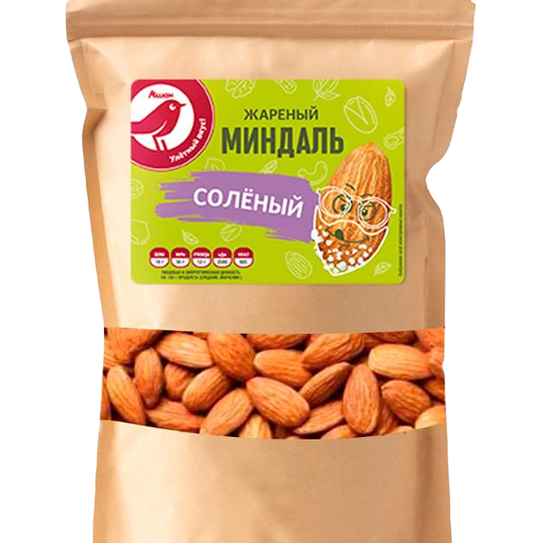 Миндаль АШАН Красная птица соленый жареный
