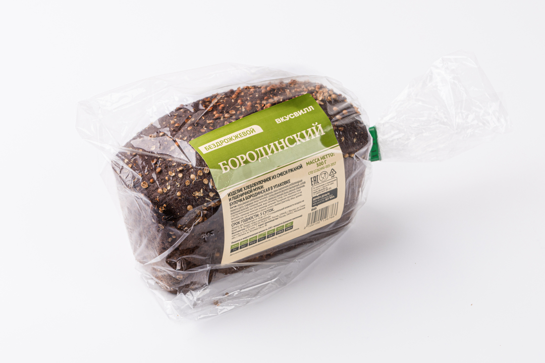

Изделие х/б "Бородинский" бездрожжевой 300 г