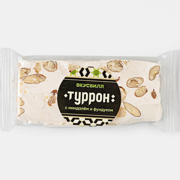 Туррон с миндалем и фундуком