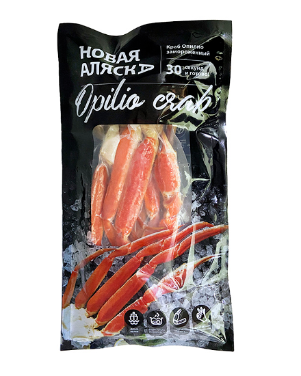 Краб-стригун Новая Аляска Опилио варено-мороженый 400 г
