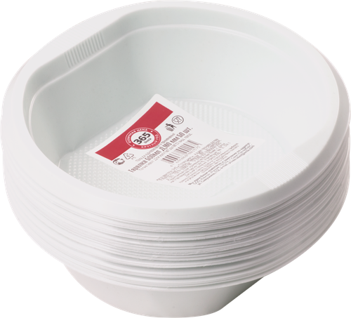 

Тарелки одноразовые 365 ДНЕЙ суповая, 50шт
