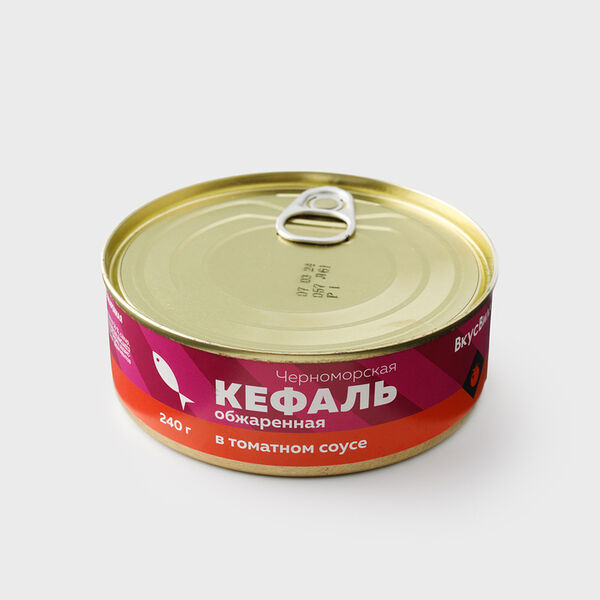 Кефаль черноморская обжаренная в томат. соусе