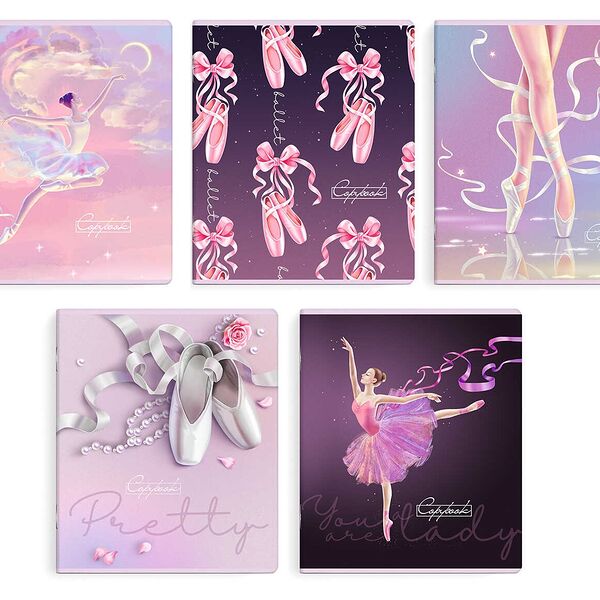 Тетрадь 48л клетка арт. 66719/5 Балерина/А5+