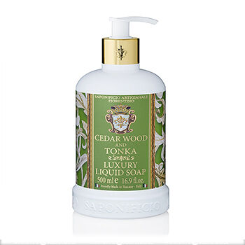 Мыло жидкое Saponificio Artigianale Fiorentino кедр и тонка SAF s.r.l. 500мл Ита