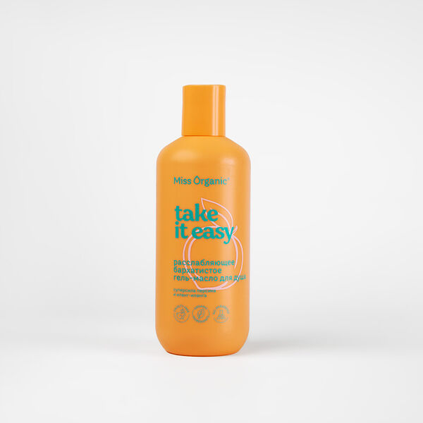 Гель-масло для душа `MISS ORGANIC` расслабляющее с экстрактом персика и иланг-иланга 290 мл