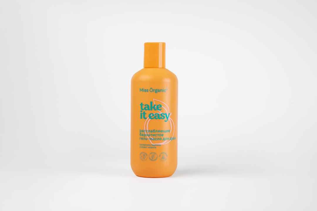 

Гель-масло для душа Miss Organic расслабляющее с экстрактом персика и иланг-иланга 290 мл