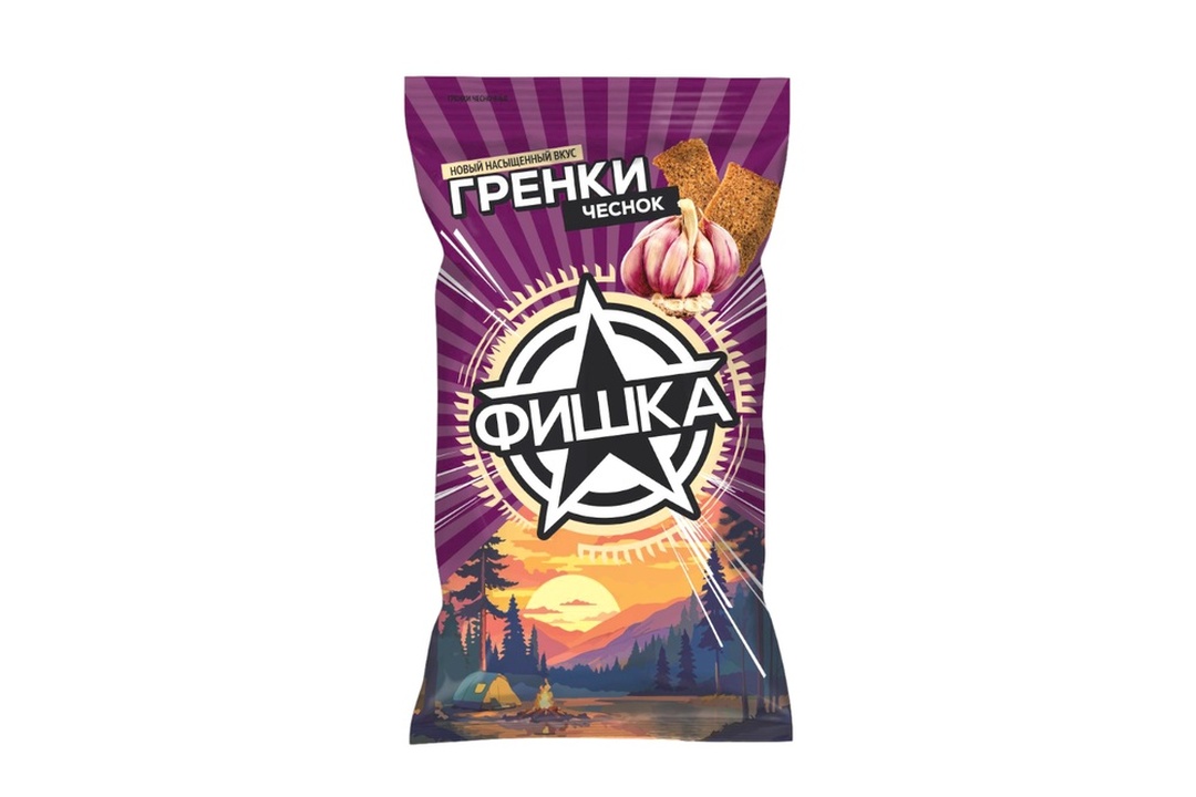 

Гренки Фишка Чесночные 120 г