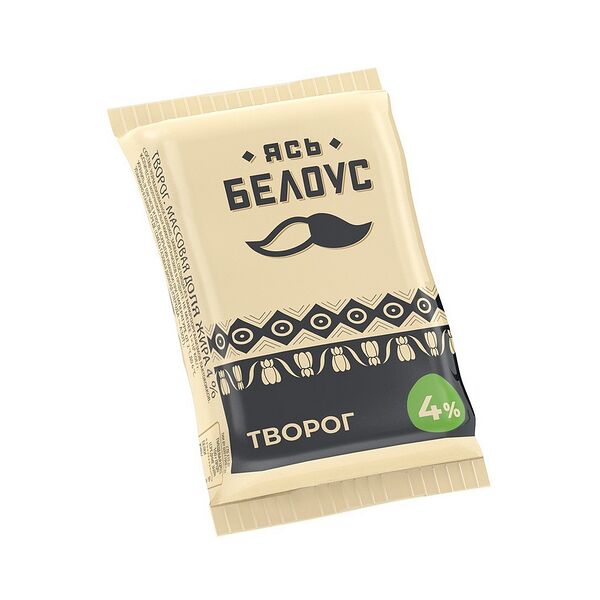 Творог 4% 200г газ/сред Ясь Белоус