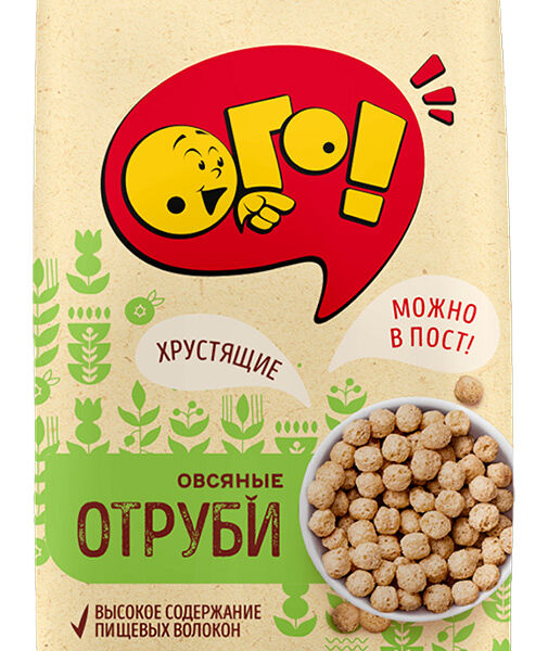 Отруби Ого! овсяные экструдированные 200г