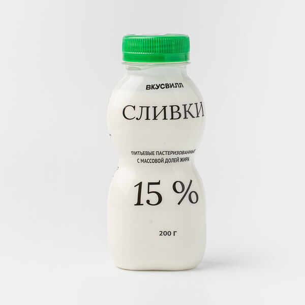 Сливки 15%