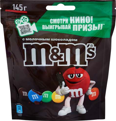 

Конфеты M&M's драже c молочным шоколадом для компании 145 г