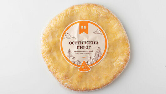 Пирог осетинский Вкусвилл с сыром, замороженный