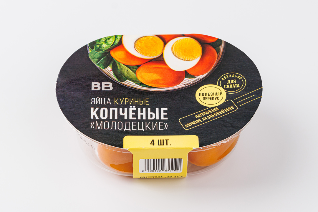 

Яйца куриные ВкусВилл копченые Молодецкие 200 г